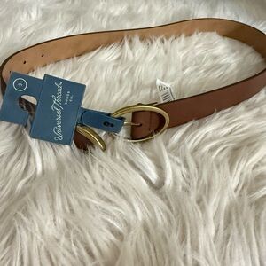 Universal Thread Brown Belt with Gold Buckle